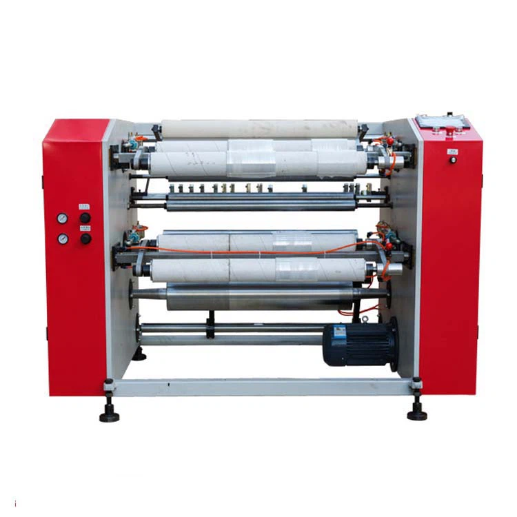 4 Shaft Stretch Film Slitter Rewinder