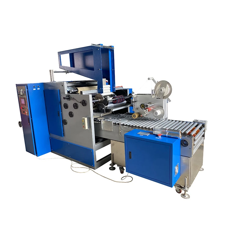 Aluminium Foil&Baking Paper Rewinder With Label Sticker